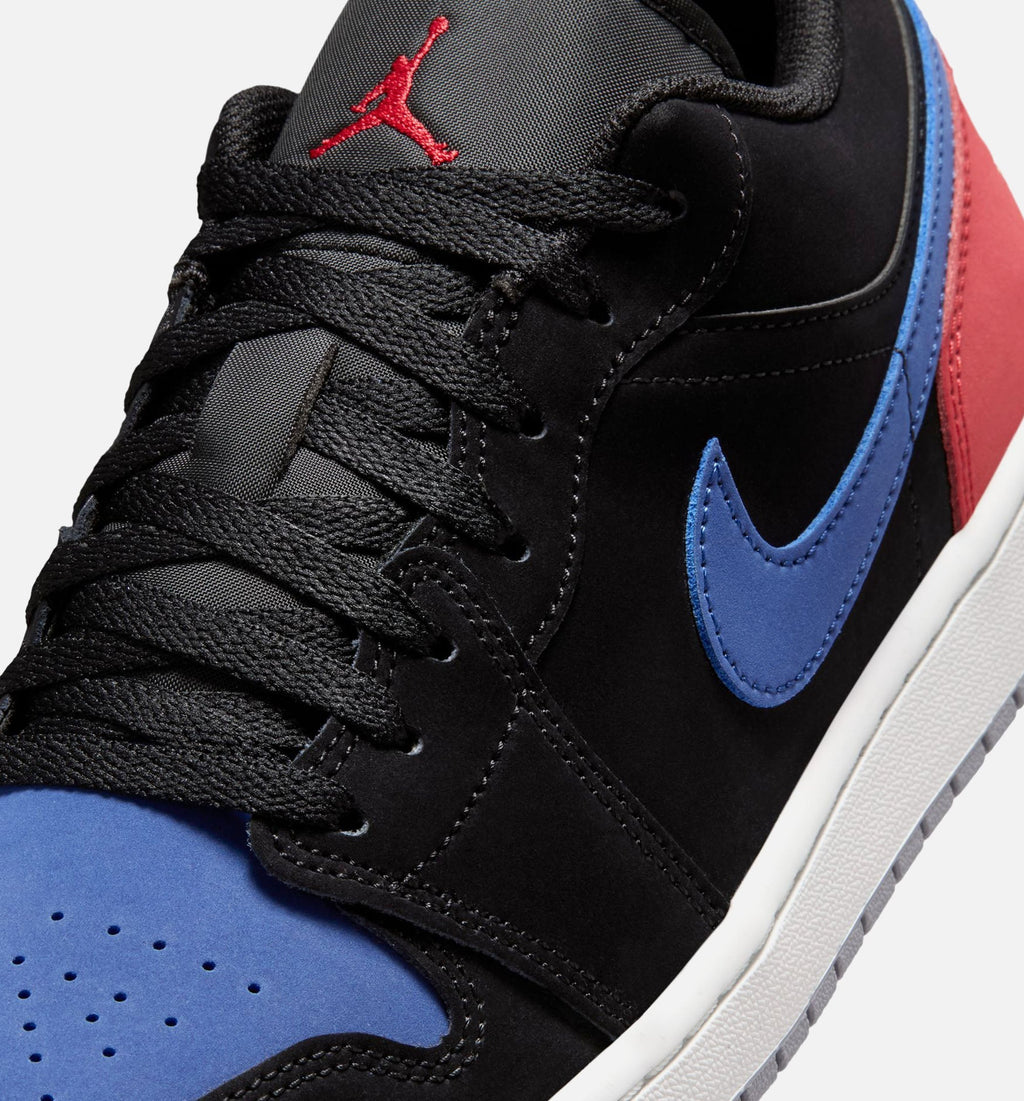 Air Jordan 1 Low Men's Sneakers - Black / Summit White / True Blue / University Red
