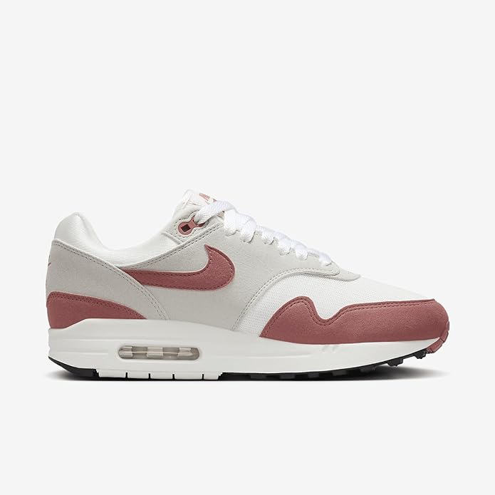 Women's Nike Air Max 1 '87 Sail/Canyon Pink-Black (HM6133 133)