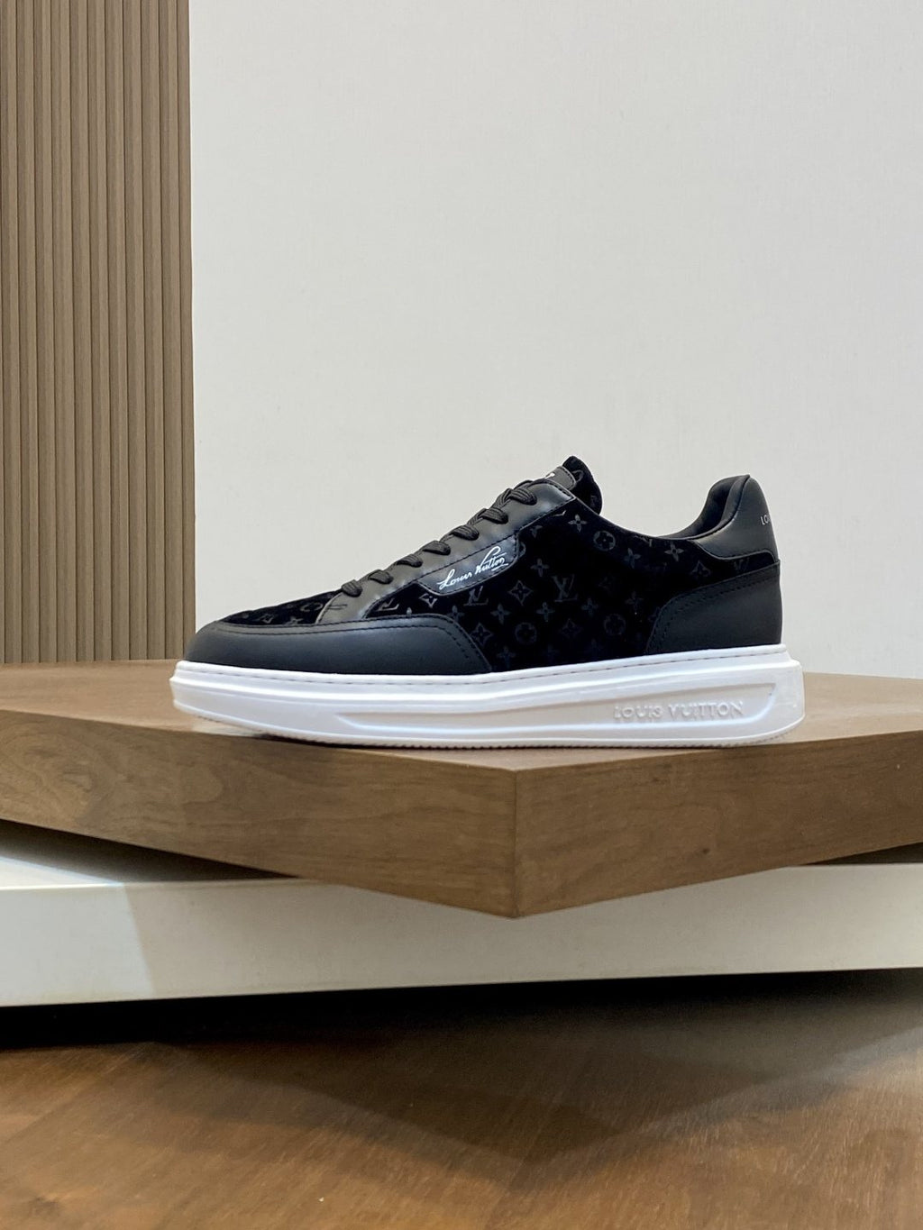 Louis Vuitton Monogram Low-Top Sneakers - Tonal Monogram-Patterned Upper